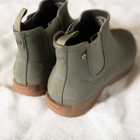 Bogs Women's Sweetpea Rubber Rain Boots sz 10 Sage Green Worn once - Picture 6 of 6